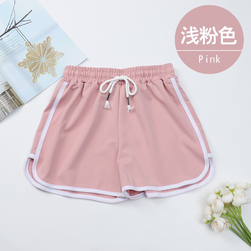 夏季大碼高腰顯瘦瑜珈運動短褲-規格圖1