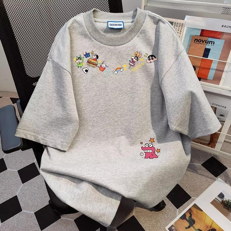 胖MM特大碼純棉印花短袖T恤-規格圖1