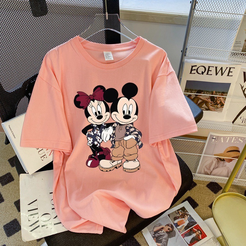 胖MM大碼純棉卡通印花短袖T恤-規格圖1