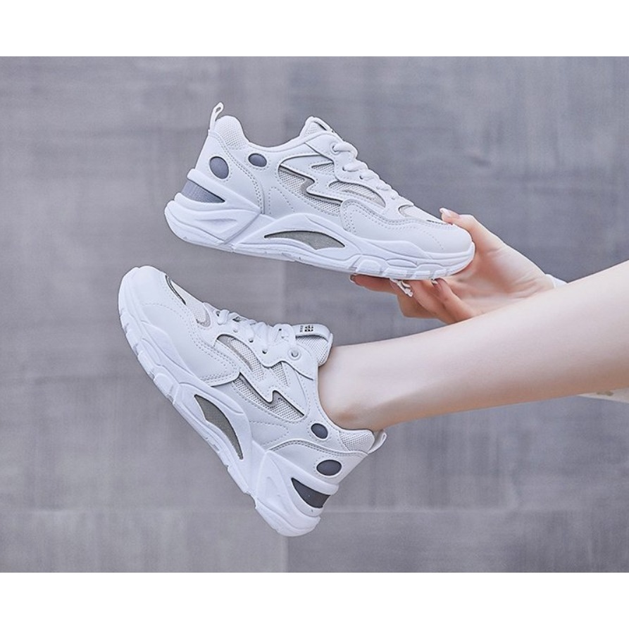 韓版時尚拼色厚底跑步運動鞋-規格圖1