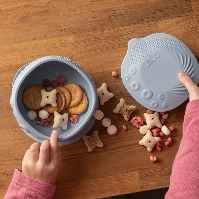 【Miniware】五感寶貝鉑金矽膠碗 Sensory Baby Bowl   可微波 / 冷凍 / 冷藏-規格圖5
