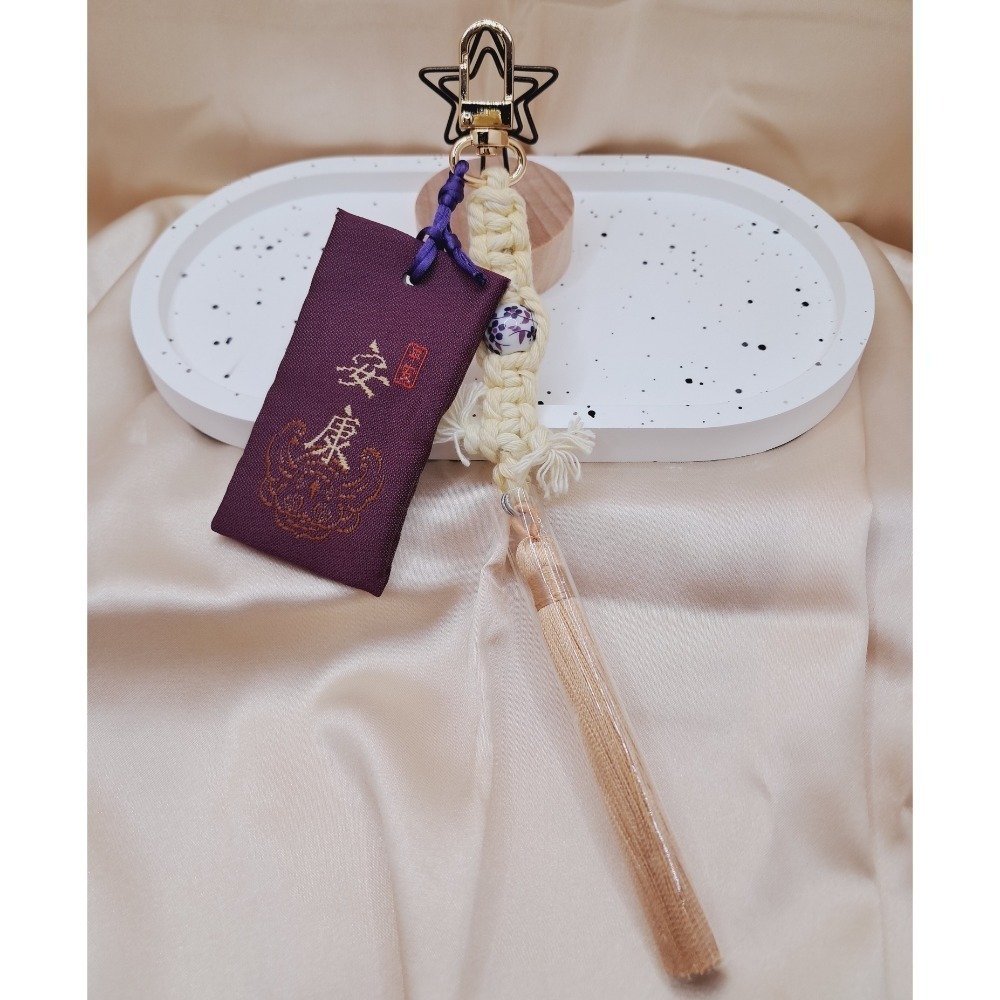 ⚜️儀華甄品⚜️喜A.保佑平安~金屬鈎環平安袋流蘇吊飾-細節圖9