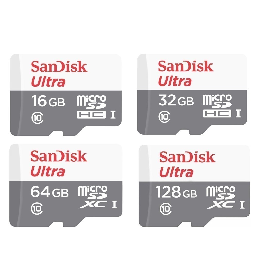 附發票 SanDisk  記憶卡 microSD  16G 32G 64G 128G C10 小卡 TF卡 白卡-細節圖2