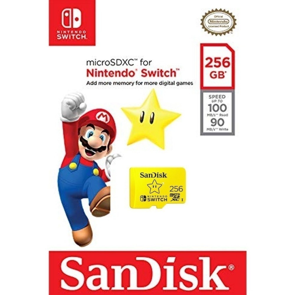 附發票 SanDisk 任天堂 Switch 專用 記憶卡 128G 256G 512G  Nintendo 薩爾達傳說-細節圖3