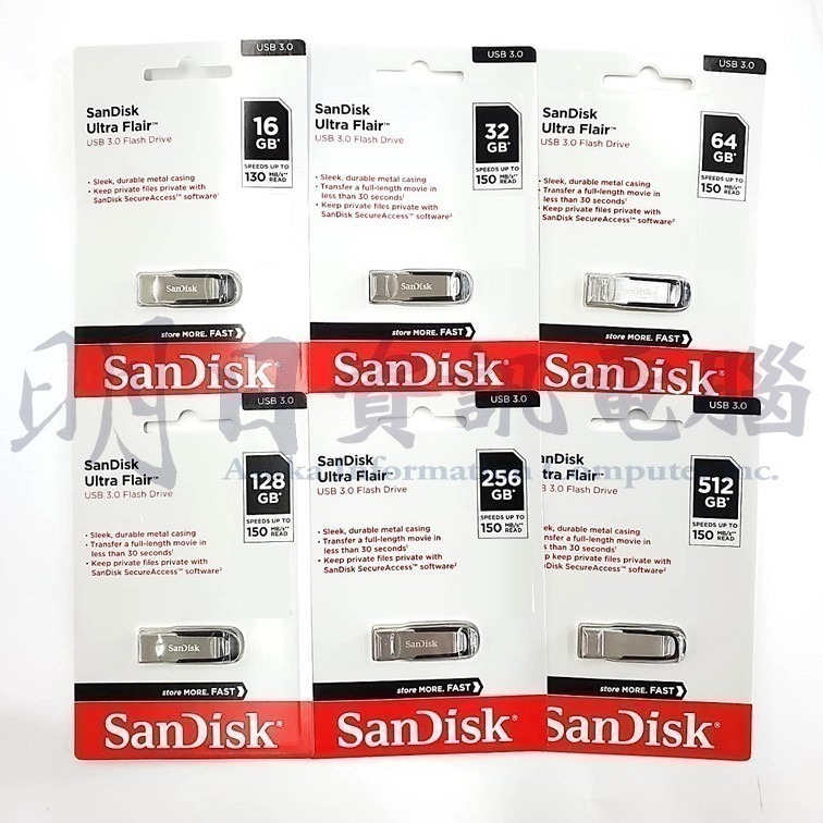 公司貨 附發票 Sandisk CZ73  64G 128G 256G  高速隨身碟 USB 3.0 150MB/s-細節圖5