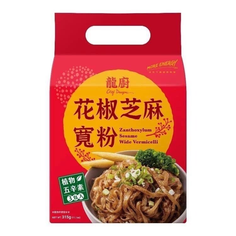【日正】龍廚花椒芝麻寬粉（105g*3入/袋）-規格圖3