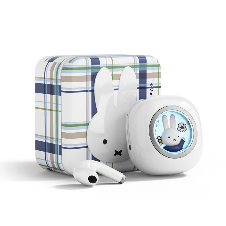 【MIPOWｘMiffy】米菲兔 真無線藍牙耳機 附磁吸無線充電盤 TD-18-細節圖6