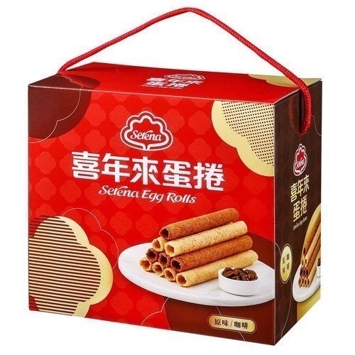 喜年來蛋捲禮盒系列 原味蛋捲 繽紛蛋捲 雙色地瓜蛋捲-規格圖7
