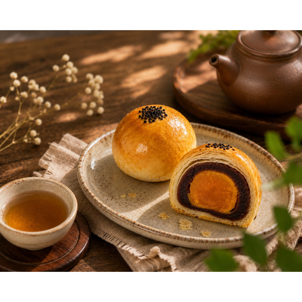 整顆紅土鹹鴨蛋黃酥（6入/盒）-細節圖5