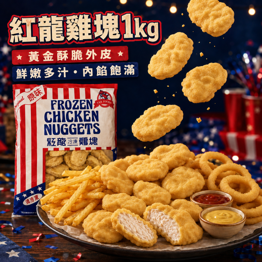 超人氣紅龍雞塊1kg-細節圖3