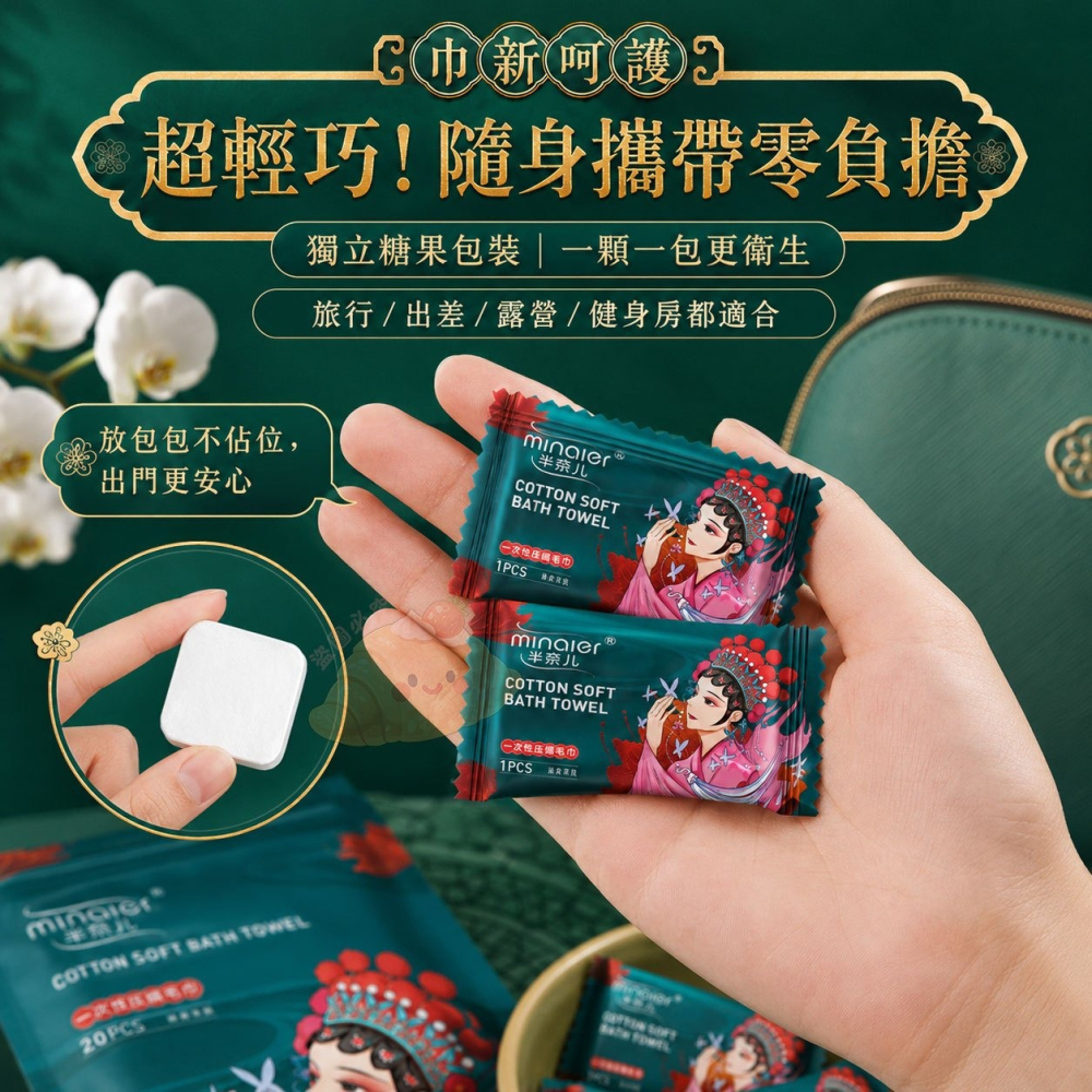加厚便攜壓縮洗臉巾-細節圖4