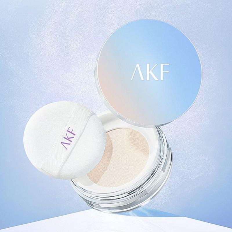 【在台現貨，當日寄出】🌻莉莉好物🌷 AKF 輕透控油散粉 蜜粉 小魚海棠推薦 持久控油-細節圖2