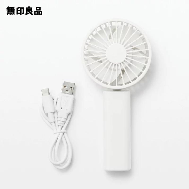【在台現貨，當日寄出】 MUJI無印良品手持風扇 USB風扇 隨身風扇 桌面風扇 迷你風扇 便攜 充電風扇-細節圖6