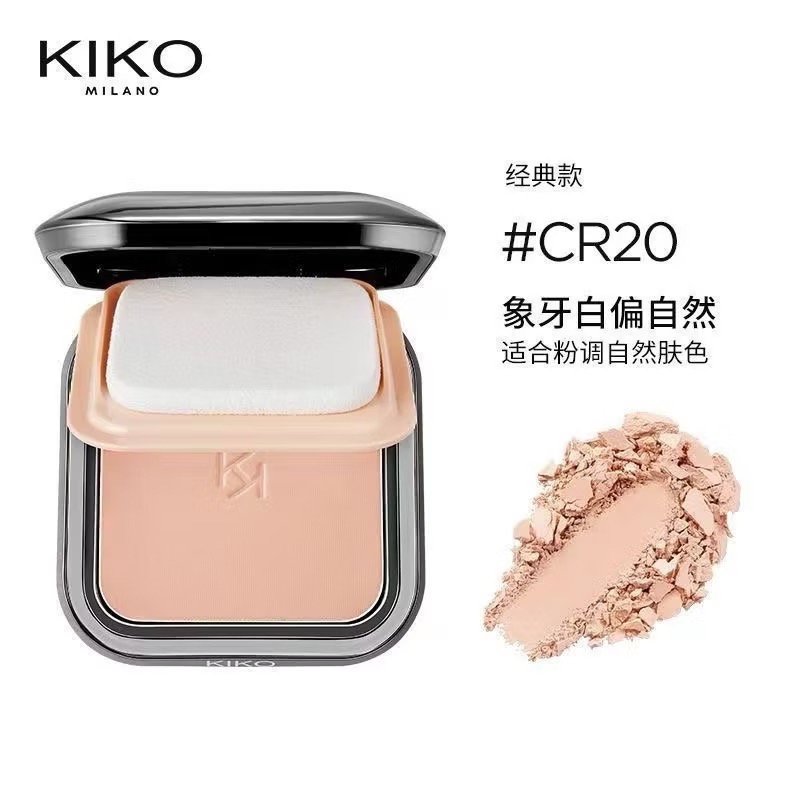 【在台現貨，當日寄出】🌻 Kiko粉餅 kiko 持妝控油啞光乾濕兩用粉餅 定妝粉餅定妝蜜粉 遮瑕防水補妝-規格圖3