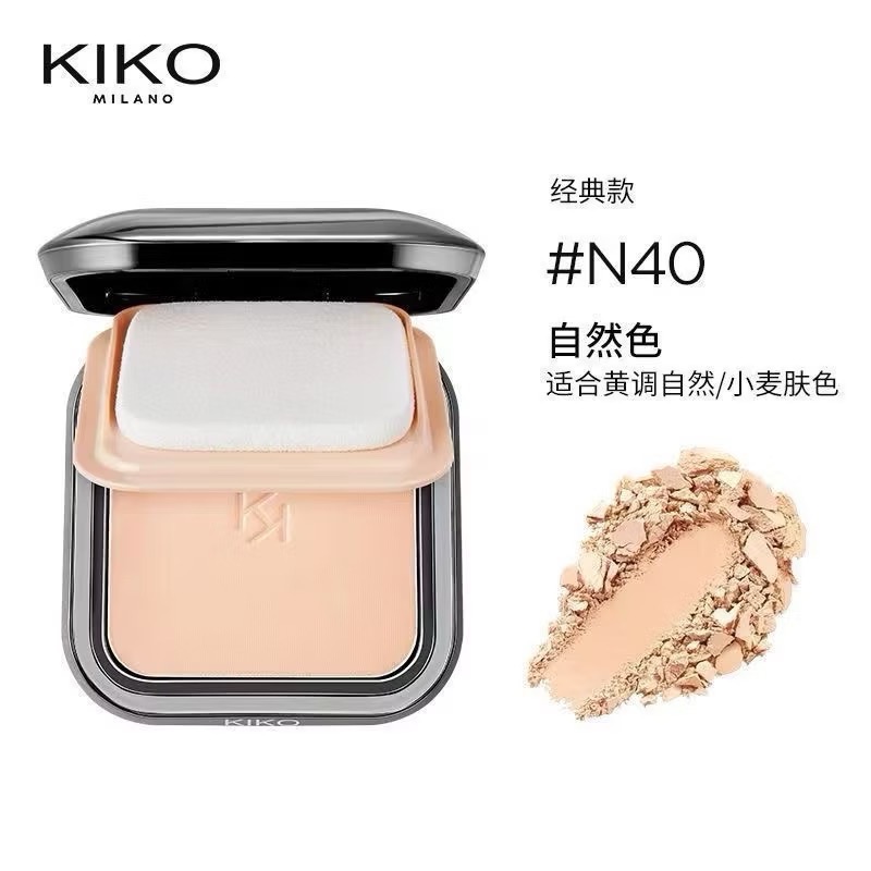 【在台現貨，當日寄出】🌻 Kiko粉餅 kiko 持妝控油啞光乾濕兩用粉餅 定妝粉餅定妝蜜粉 遮瑕防水補妝-規格圖3