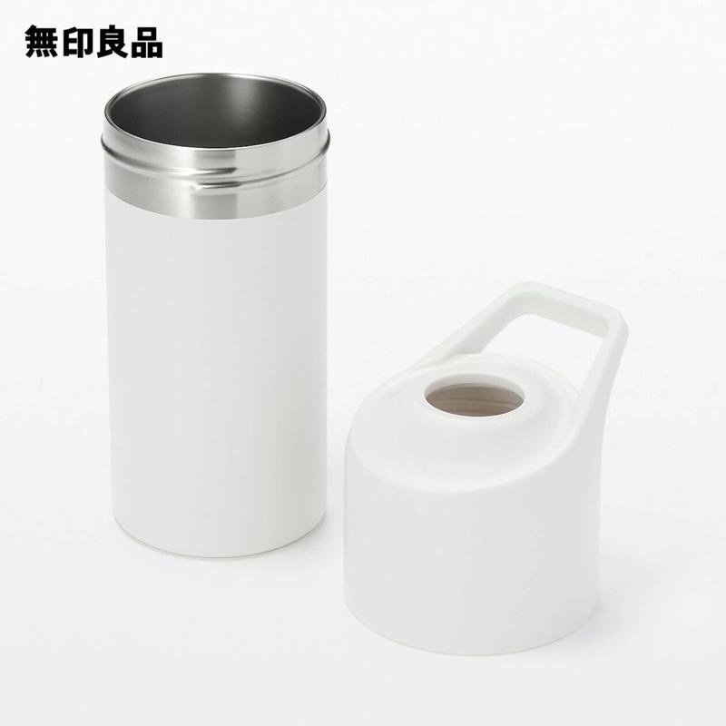 【在台現貨，當日寄出】🌻莉莉好物🌷無印保冷瓶 隨身瓶 夏 保冷 保特 寶特瓶使用 不鏽鋼 保冷瓶 (新品)-細節圖9