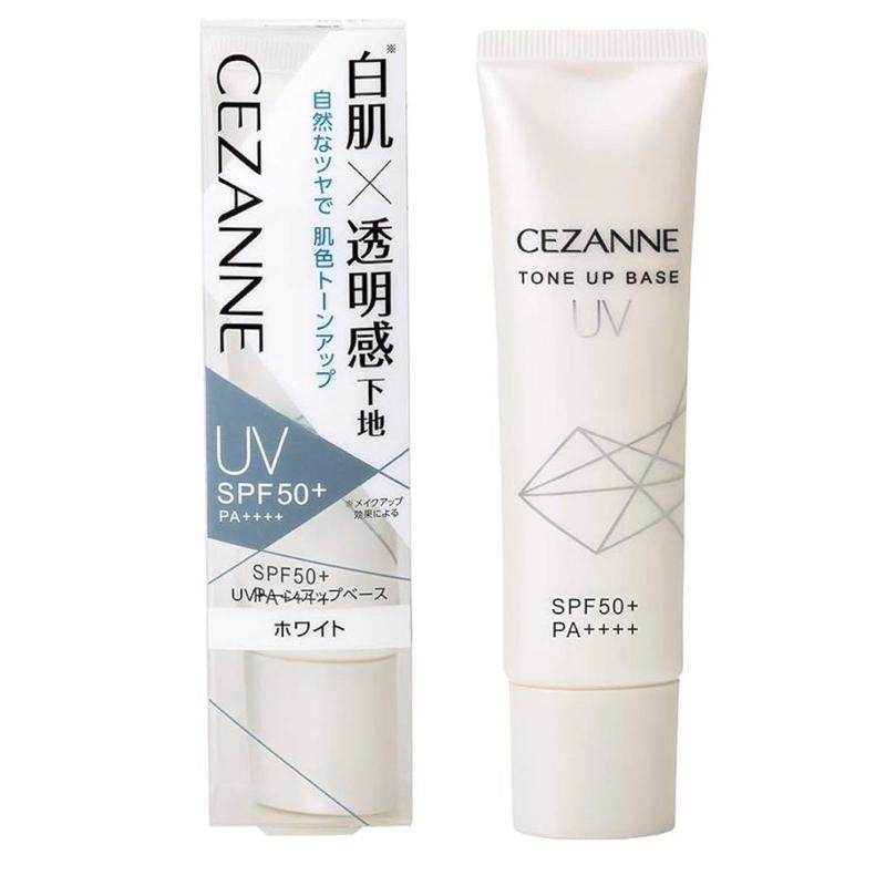 【在台現貨，當日寄出】🌻Cezanne 塞尚 潤色飾底乳 透明光澤妝前乳 透明光澤肌底霜 飾底乳 美容液遮瑕膏-細節圖4