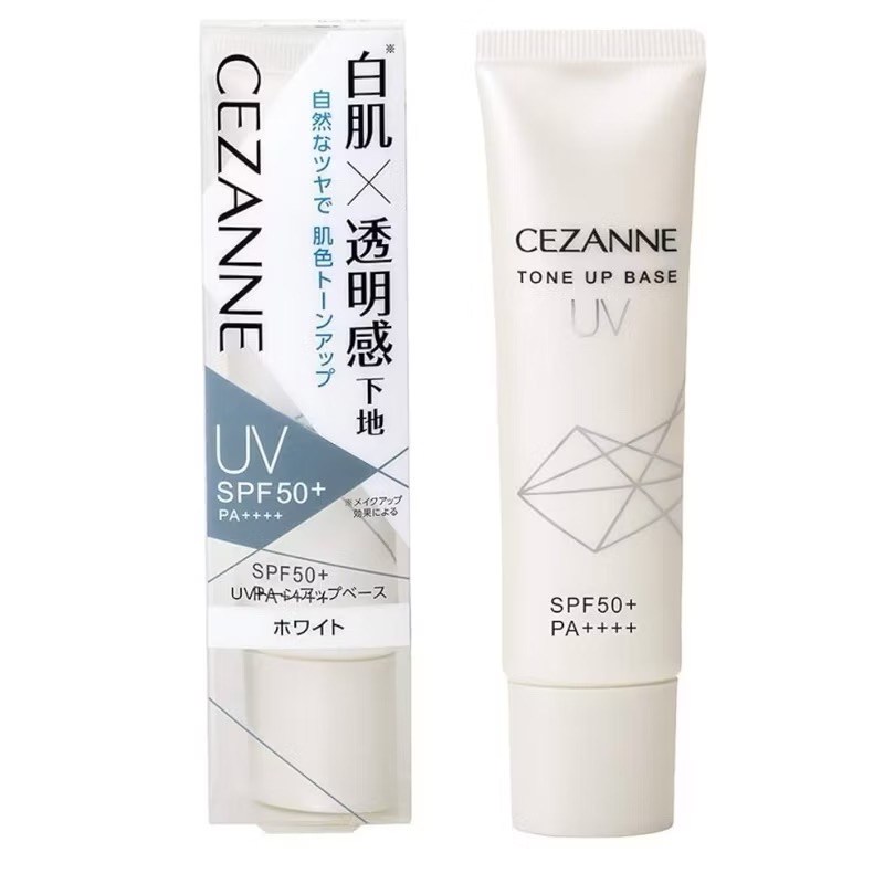 【在台現貨，當日寄出】🌻Cezanne 塞尚 潤色飾底乳 透明光澤妝前乳 透明光澤肌底霜 飾底乳 美容液遮瑕膏-規格圖6