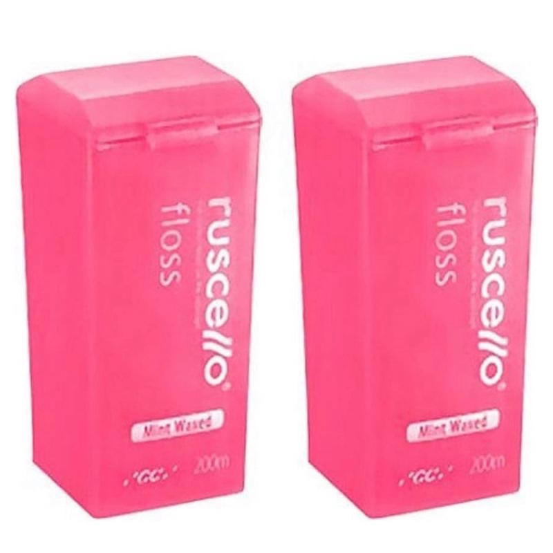 【當日寄出】 GC ruscello floss 200m有蠟牙線 Luscello 牙線 薄荷蠟質款 日本-細節圖2