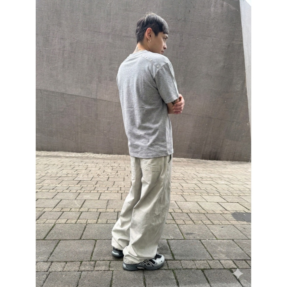『Venn』6133_結構肩線鉚釘短T－2026SS『預購』-細節圖7