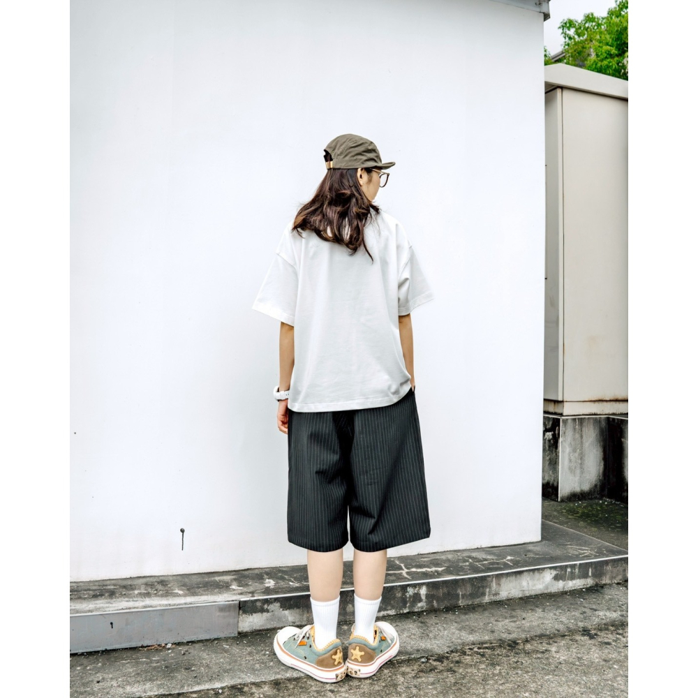 『Venn』SB5005_直條紋彈力西裝六分褲－2026SS『預購』-細節圖9