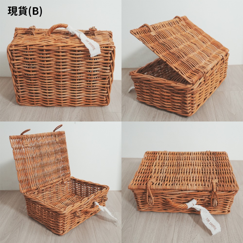 【日本CREER】THE ARROOG印尼製藤編置物籃/儲物籃/行李籃/野餐籃/藤製行李箱/拍照道具/市集擺攤/空間佈置-規格圖8