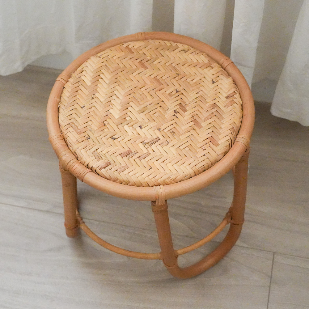 【日本CREER】 JUGLAS/藤製花盆架/藤製家具/藤製小桌子/置物架-細節圖5
