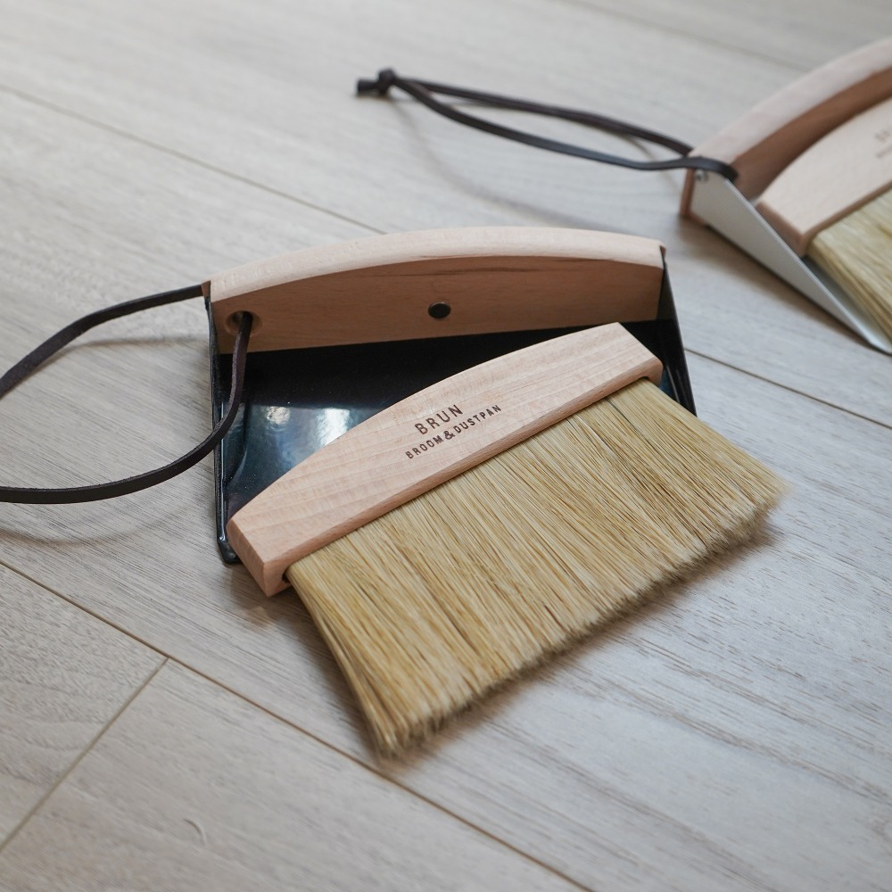 【日本品牌CREER】BRUN復古小掃把畚箕組/桌面清潔/鍵盤清潔刷/小刷子-規格圖8