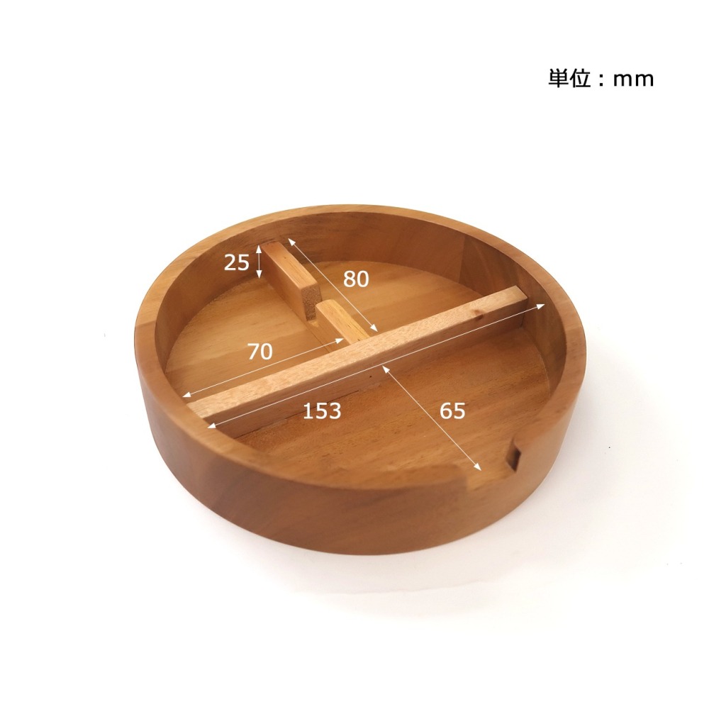 【日本CREER】NEIN MARKE/桃花心木圓形鏡盒/化妝鏡/飾品收納/實木/擺攤/市集道具-細節圖5