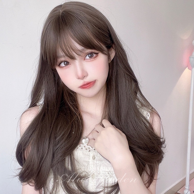 【現貨1】黑色 深淺棕 咖啡 亞麻灰棕色 冷棕色 蜜茶 薄藤粉棕 亞麻棕色系列假髮🤎黑色假髮日常假髮cos假髮歐美假髮-規格圖8