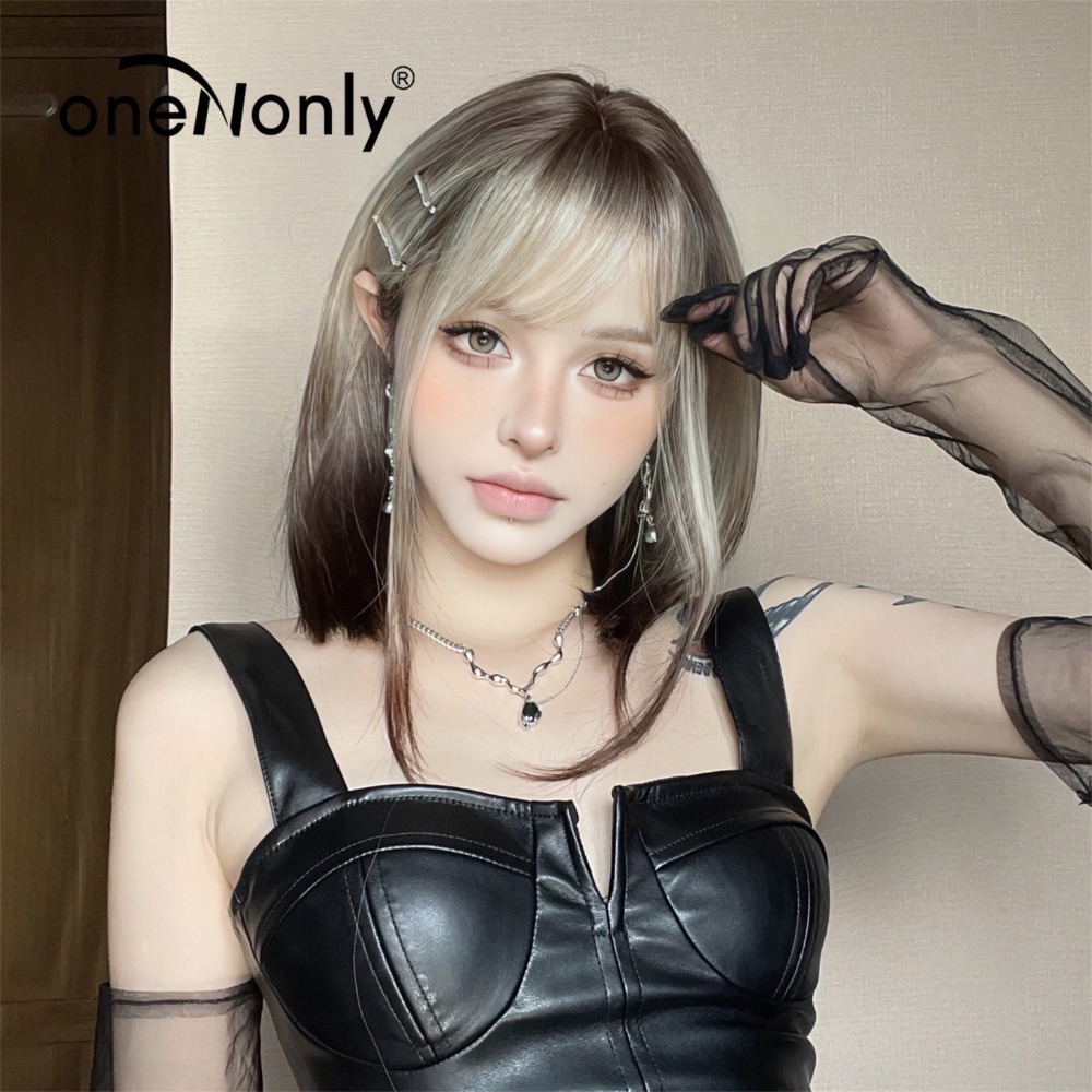 【現貨1】黑色 深淺棕 咖啡 亞麻灰棕色 冷棕色 蜜茶 薄藤粉棕 亞麻棕色系列假髮🤎黑色假髮日常假髮cos假髮歐美假髮-規格圖8