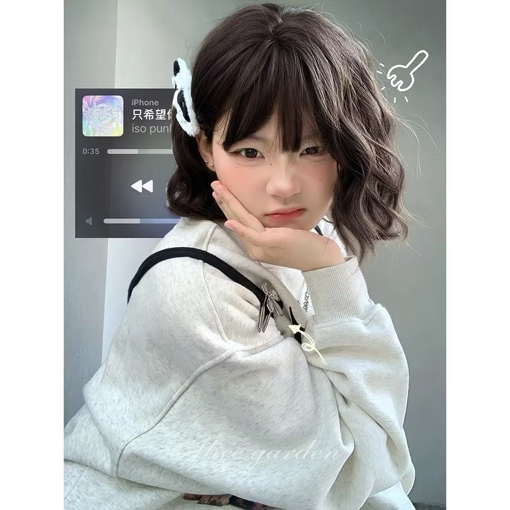 【現貨1】黑色 深淺棕 咖啡 亞麻灰棕色 冷棕色 蜜茶 薄藤粉棕 亞麻棕色系列假髮🤎黑色假髮日常假髮cos假髮歐美假髮-規格圖8