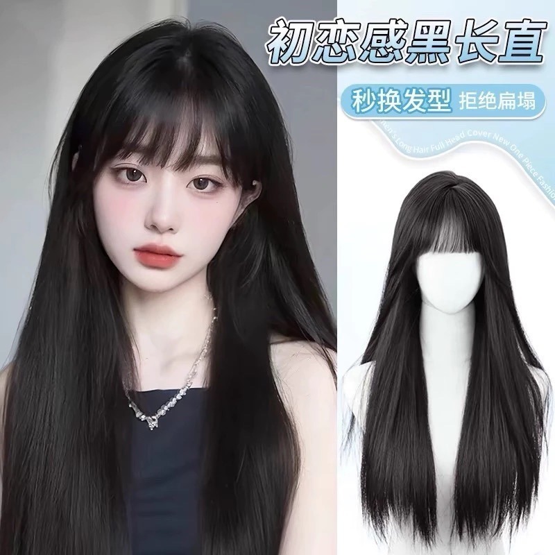 【現貨1】黑色 深淺棕 咖啡 亞麻灰棕色 冷棕色 蜜茶 薄藤粉棕 亞麻棕色系列假髮🤎黑色假髮日常假髮cos假髮歐美假髮-規格圖8