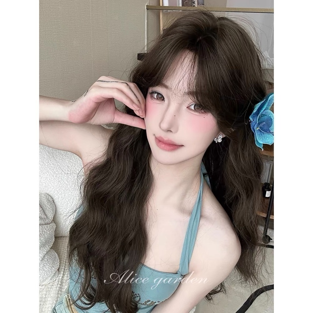 【現貨2】黑色 深淺棕 咖啡 亞麻灰棕色 冷棕色 蜜茶亞麻棕色 奶茶棕色 黑茶系列假髮🤎黑色假髮 歐美假髮日常自然假髮-規格圖8