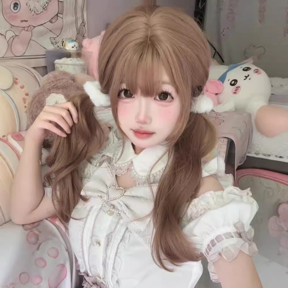 【現貨2】黑色 深淺棕 咖啡 亞麻灰棕色 冷棕色 蜜茶亞麻棕色 奶茶棕色 黑茶系列假髮🤎黑色假髮 歐美假髮日常自然假髮-規格圖8