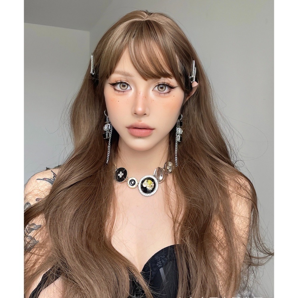 歐美榛果咖啡大波浪 60cm+-