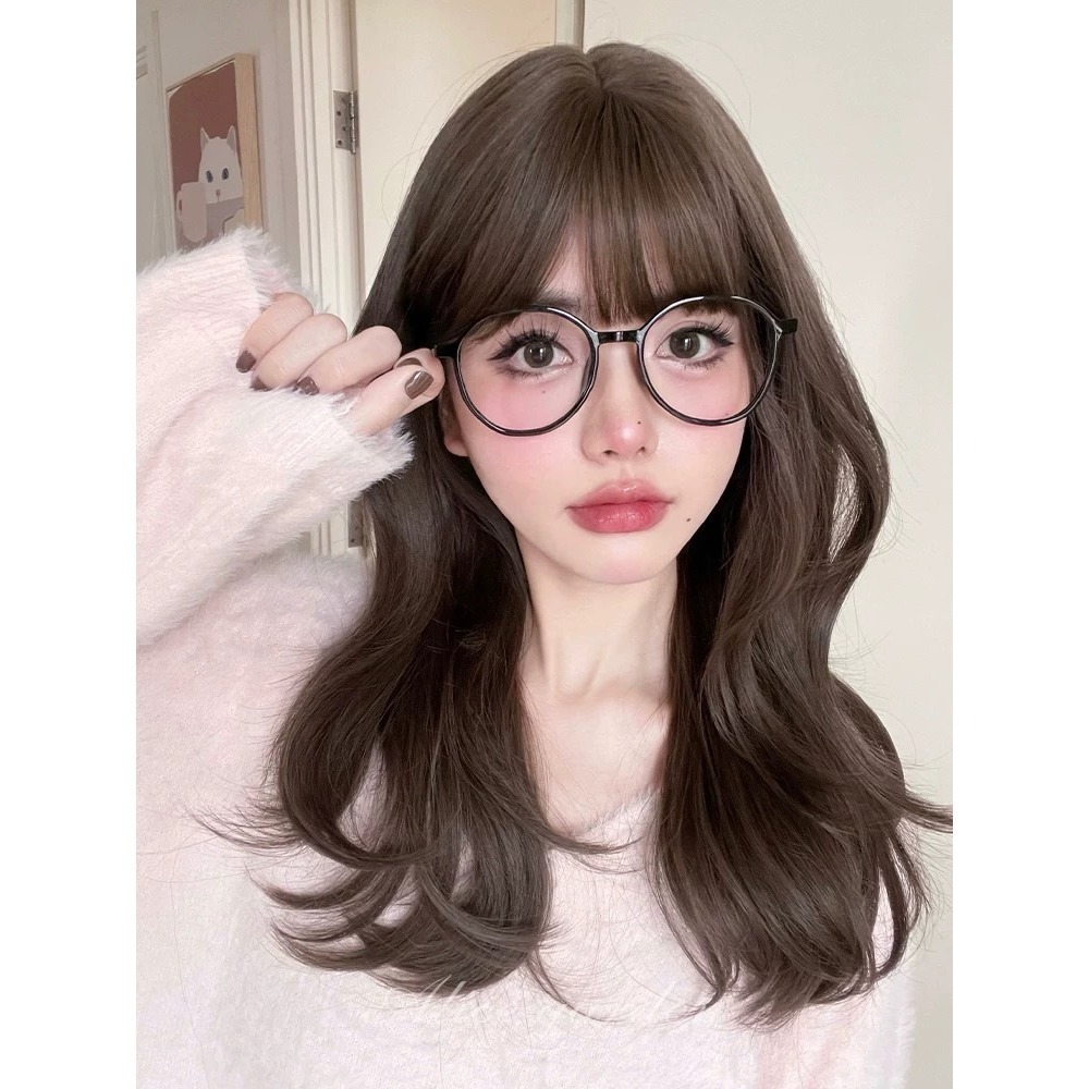 《梅蘭妮》冷棕色 中微捲 55cm+-