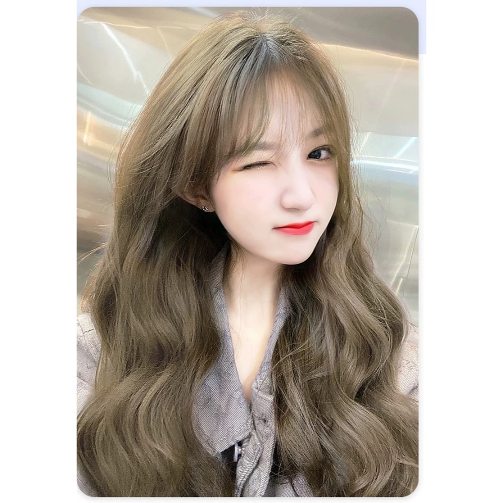 《優芙》蛋白絲S縫 薄荷灰棕波浪65cm