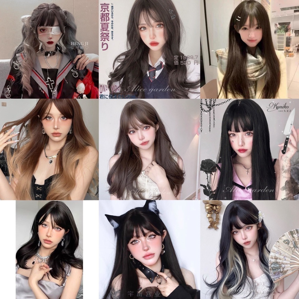 【現貨3】黑色 深淺棕 咖啡 亞麻灰棕色 冷棕色 蜜茶亞麻棕色 奶茶棕色 黑茶系列🤎黑長直 日常假髮cos假髮日系假髮-細節圖6