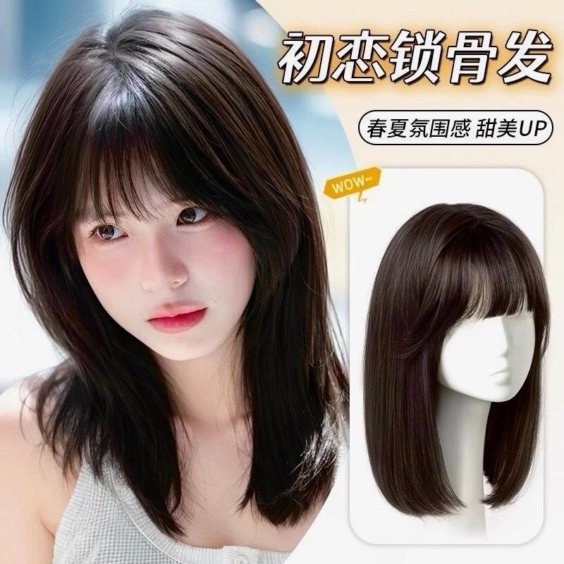 【現貨3】黑色 深淺棕 咖啡 亞麻灰棕色 冷棕色 蜜茶亞麻棕色 奶茶棕色 黑茶系列🤎黑長直 日常假髮cos假髮日系假髮-規格圖8