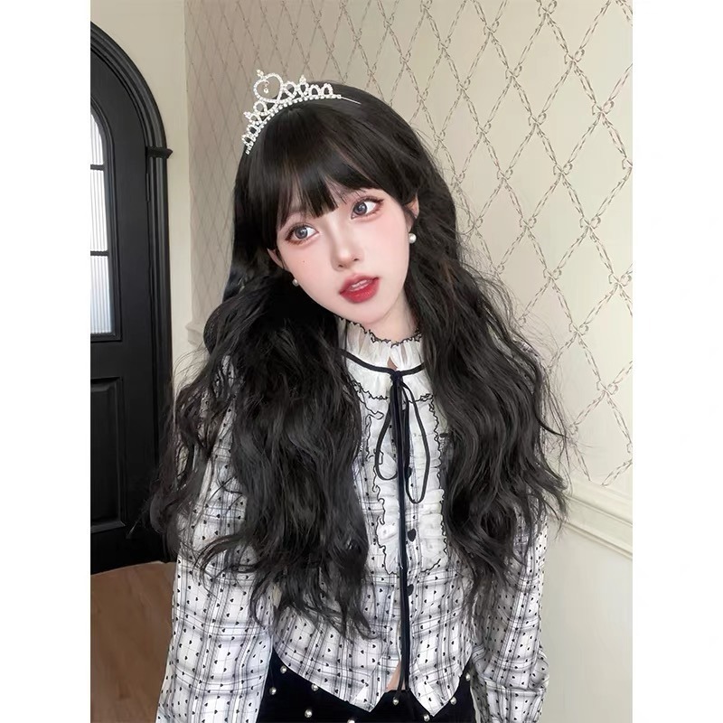 【現貨3】黑色 深淺棕 咖啡 亞麻灰棕色 冷棕色 蜜茶亞麻棕色 奶茶棕色 黑茶系列🤎黑長直 日常假髮cos假髮日系假髮-規格圖8