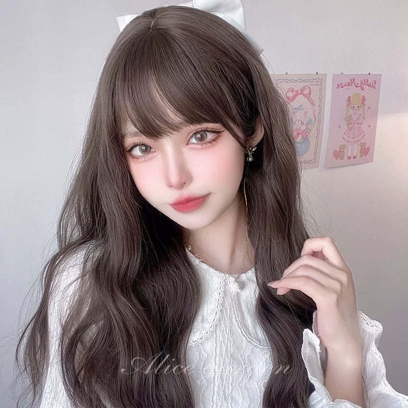 【現貨3】黑色 深淺棕 咖啡 亞麻灰棕色 冷棕色 蜜茶亞麻棕色 奶茶棕色 黑茶系列🤎黑長直 日常假髮cos假髮日系假髮-規格圖8