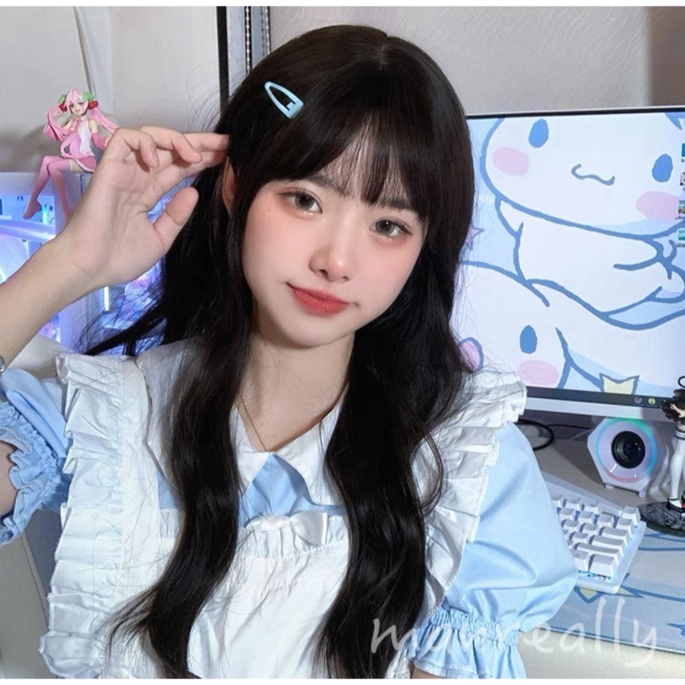 【現貨3】黑色 深淺棕 咖啡 亞麻灰棕色 冷棕色 蜜茶亞麻棕色 奶茶棕色 黑茶系列🤎黑長直 日常假髮cos假髮日系假髮-規格圖8