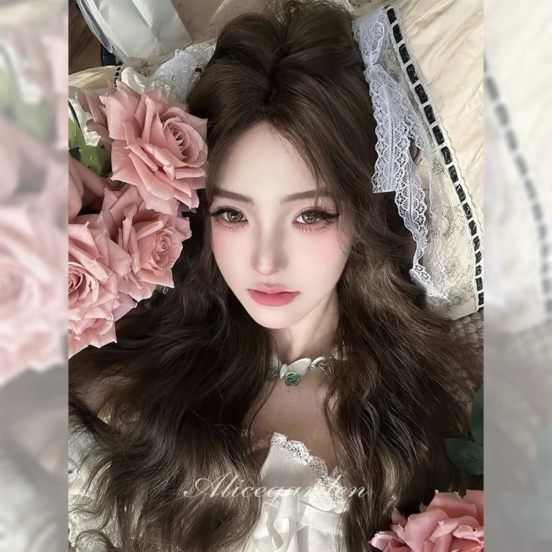 【現貨4】黑色 深淺棕 咖啡 亞麻灰棕色 冷棕色 蜜茶亞麻棕色 奶茶棕色 黑茶系列假🤎歐美假髮 日系假髮可愛假髮cos-規格圖8