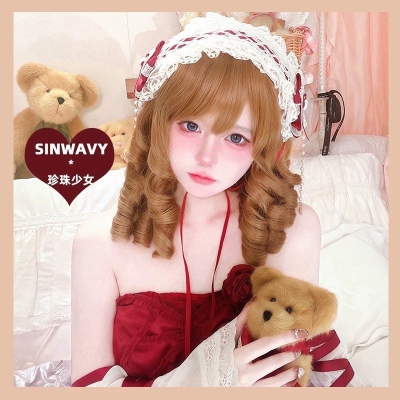 【現貨4】黑色 深淺棕 咖啡 亞麻灰棕色 冷棕色 蜜茶亞麻棕色 奶茶棕色 黑茶系列假🤎歐美假髮 日系假髮可愛假髮cos-規格圖8