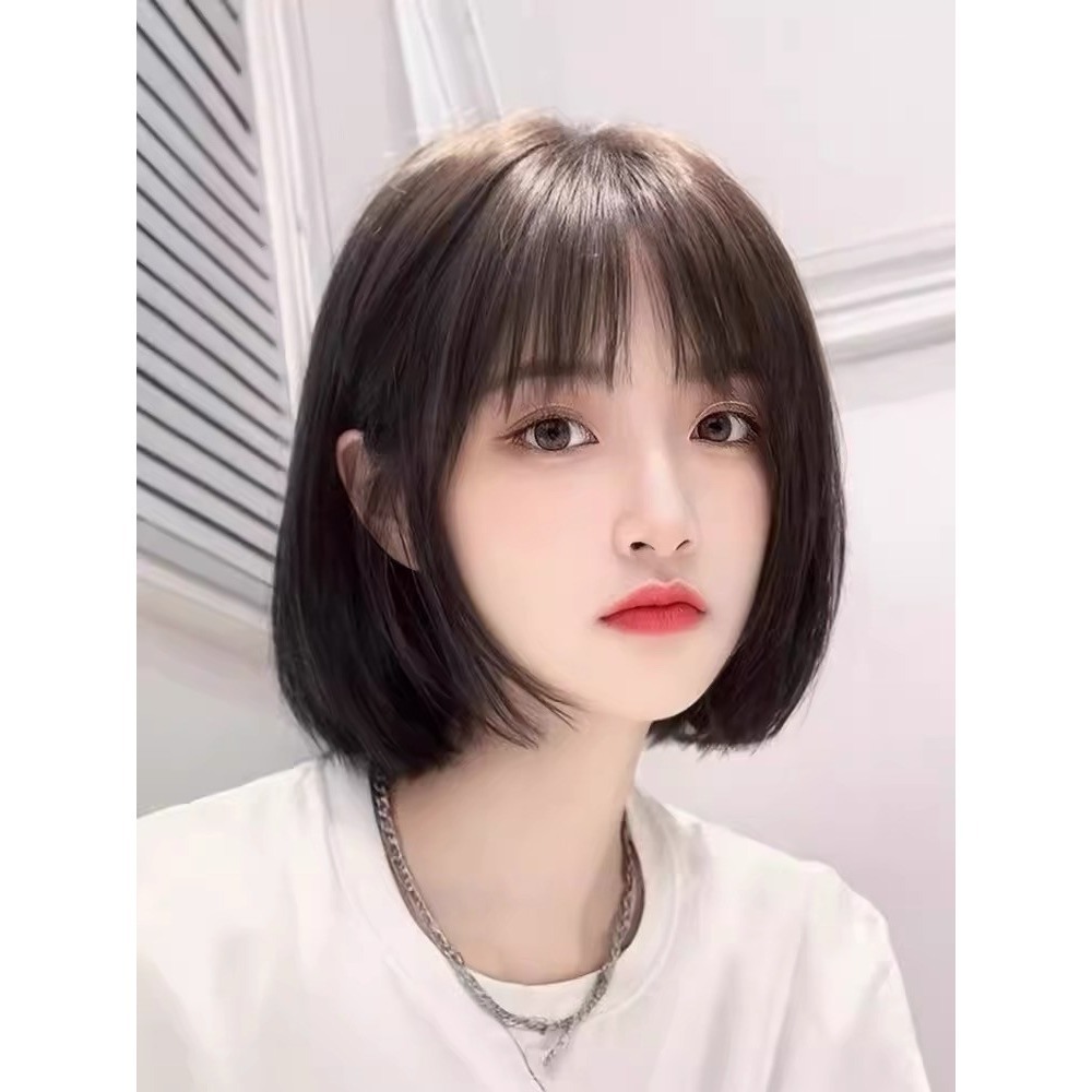 【現貨4】黑色 深淺棕 咖啡 亞麻灰棕色 冷棕色 蜜茶亞麻棕色 奶茶棕色 黑茶系列假🤎歐美假髮 日系假髮可愛假髮cos-規格圖8