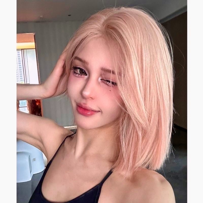 《斐幽》中分 粉金色 35cm