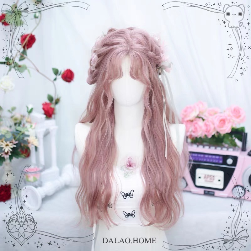 《春櫻》中分 八字瀏海 捲髮 65cm