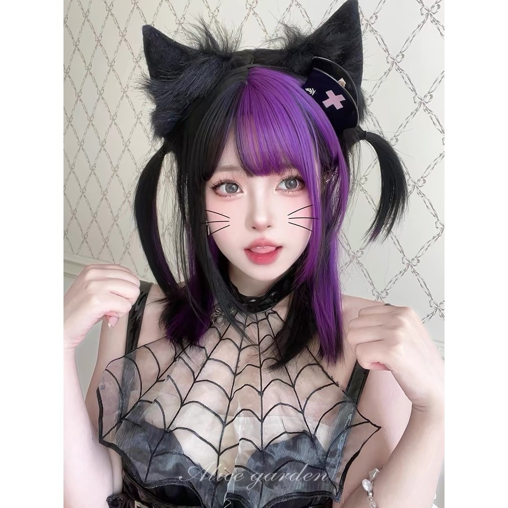 《卡蜜拉》黑挑極光紫 47cm+-