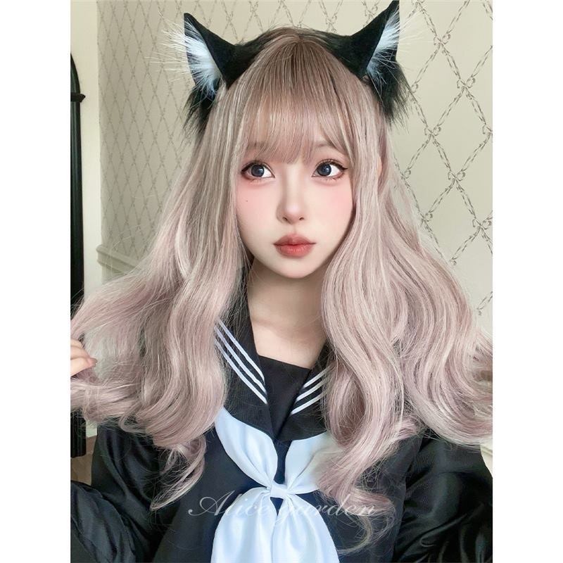 【現貨1】香芋紫色 薰衣草 粉紫色 灰紫色 黑紫色 葡萄紫 薄藤紫色系列假髮💜紫色假髮漸層假髮挑染假髮cos假髮直假髮-規格圖3